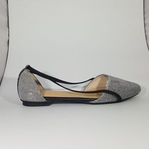 NR Rapisardi Silver Diorsay Flat Sandal